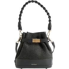 River Island Bucket Bag - Grey Faux