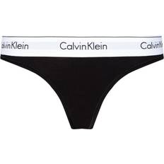 Calvin Klein Cotton Thong - Black