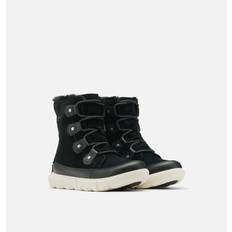 Sorel Dam Ankelboots Sorel Explorer II Joan Faux Fur Wp - Black/Fawn