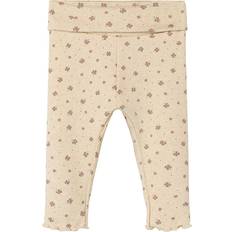 Name It Leggings Noella Kløver Pointelle Peyote Melange