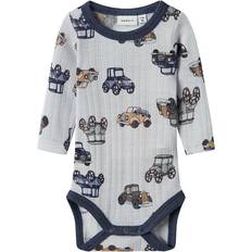 Name It Pojkar Bodys Name It Namn Wang ull nål baby långärmad body månader, GRÅ