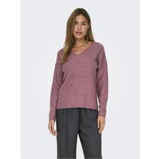 Rot - Strickpullover Only Pullover 'ONLCamilla' beere