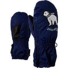 Boys Mittens Ziener Baby Ski Mittens Le Zoo Minis - Bleu