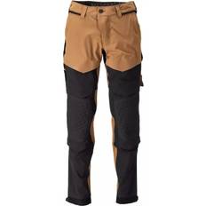 Brown Work Pants Mascot Customized Stretch Trousers With Kneepad Pockets Nut Brown/black (Leg Length Regular) One