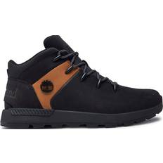 Timberland Sneakers Børnesko Timberland Sprint Trekker Mid Sneaker zum Schnüren für Junior in Schwarz/Gelb, Schwarz, Größe: