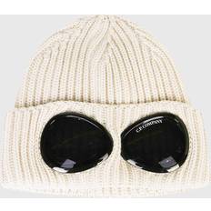 C.P. Company Merino Wool Goggle Beanie Uld - Beige