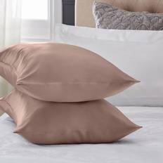 Dorma Rose Silk Pillowcase Pillow Case Pink (74x48cm)