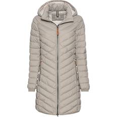 Camel Active Frakker Camel Active Coat Kvinde Light Sage Dunjakker -
