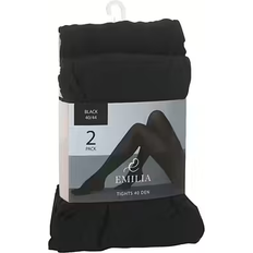 40 Strumpbyxor Emilia 40 Den Tights 2-pack - Black