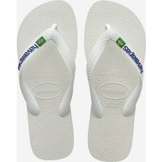 Vita Flip-flops Barnskor Havaianas Brasil Logo unisex barn Flip flops,Vit (White 850)