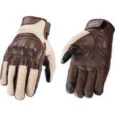 Beige Motorcycle Gloves Rokker Austin Mesh Gloves