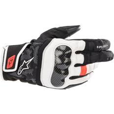 Tessuto Guanti da Moto Alpinestars SMX Z Drystar Guanti Black/white/red Fluo