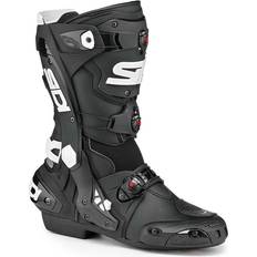 Rex Motorcycle Boots - Black/White