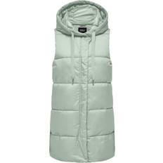 Only Mujer Chalecos Only Onlasta Puffer Waistcoat - Menta