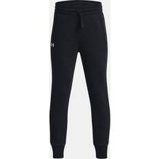 Black - Girls Tracksuits Under Armour Fleece Joggers for Girls Black/White