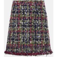 Women - XXXS Skirts Etro Wool-blend tweed miniskirt multicoloured (UK 14)