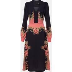 Women - XXXS Dresses Etro Floral midi dress multicoloured (UK 16)