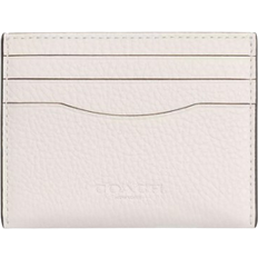 Coach Slim Id Card Case - Pebbled Leather/Chalk