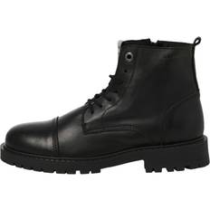 Jack & Jones Hombre Botines de Tobillo Jack & Jones Botines planos Tremor 12258045 Negro