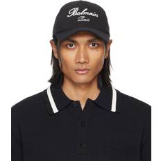 Balmain Accessoires Balmain Embroidered Signature Cap black One