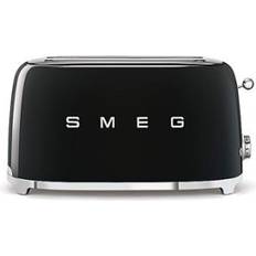 Smeg Toasters Smeg 50s Retro-Style 4-Slice Toaster TSF02BLUS - Black