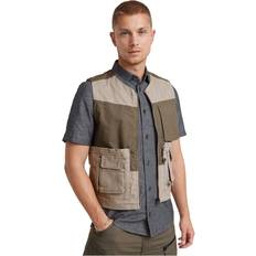 G-Star Men Vests G-Star G-Star Raw Men's Colorblocked Vest Rock Ridge