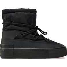 Stof Ankelstøvler Calvin Klein Warm Platform Snowboots - Sort