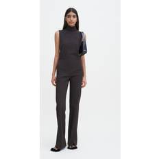 Filippa K twill trousers women Recycled Wool/Recycled Polyester/Fabric Brown