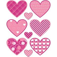 Red Decals & Wall Decorations Valentine's day clings Red 1.38