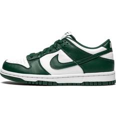 Chaussures de Basket Dunk Low GS - Michigan State - White