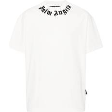 Palm Angels Men's Neck Logo T-Shirt White