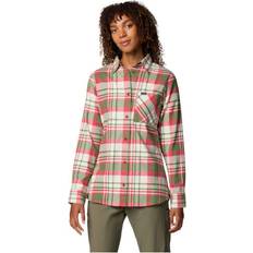 Green - Women Shirts Columbia Women's Calico Basin Flannel Long Sleeve Shirt- Green