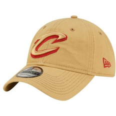 NBA Caps New Era Men's Tan Cleveland Cavaliers Team 2.0 9TWENTY Adjustable Hat