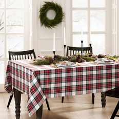 A quadri Panni & Tessuti Elrene Christmas Classic Holiday Plaid Cotton Tablecloth 120 x 60 Tovaglia Multicolore