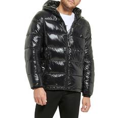 Calvin Klein Outerwear Calvin Klein Men's Hooded Puffer Jacket Black