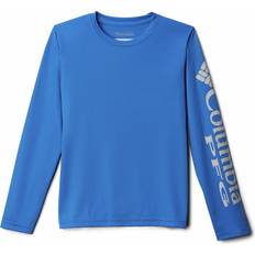 Long Sleeves T-shirts Children's Clothing Columbia Terminal Tackle Long-Sleeve Shirt for Kids Vivid Blue