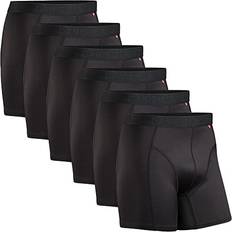 Danish Endurance Sports Trunks 6 Pack Sportskalsonger Dry Fit - Svart