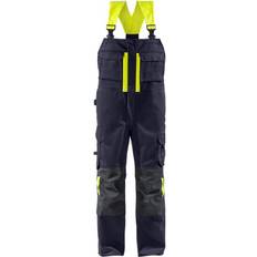 Fristads 131165 Flame svejse overalls 1029 WEL Arbejdsoveralls Marine/Hi-Vis gul C48