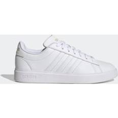 adidas Grand Court Cloudform Trainers - White/Gold Metallic