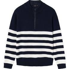LMTD Nurjo Stickad Tröja - Dark Sapphire (13234682)