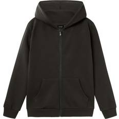 146/152 Trøjer LMTD Cardigan m. Hætte Noos NlnNizu Sort 15-16 år (170-176) Cardigan