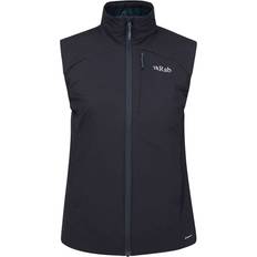 Rab Dam Västar Rab Women's Xenair Vest - Softshell Väst - Ebony
