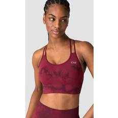 Røde BH-er ICANIWILL Define Seamless Tie Dye Sports Bra, Red