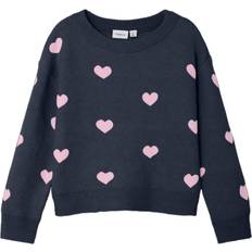 Fille Chemisiers et Tuniques Name It Pull-over NMFOdessa - Saphir/Rose