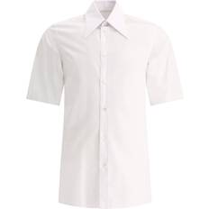 Damen - Elastan/Lycra/Spandex Hemden Maison Margiela Maison Margiela-Pointed Collar Shirt Shirts Bianco-Uomo