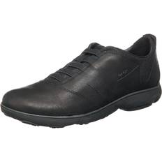 Geox Innetofflor Geox Geox schnürschuhe nebula, narbenleder geprägt, schwarz, herren