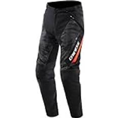 Dainese Drake 2 Super Air Textile Trouser - Black/Fluo Red