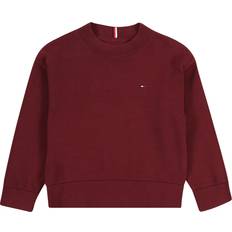 Röda - Stickade tröjor Tommy Hilfiger Essential Sweater pojkar Sweatshirts Från Magasin Deep Rouge