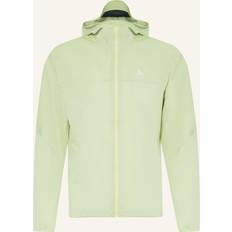 Performance Fabric Jackets Odlo X-Alp Waterproof Running Jacket Men Lime, lime