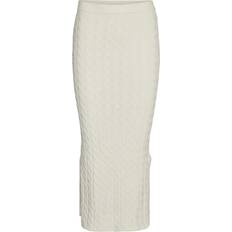 Midi rok - Wit Rokken Vero Moda High Waist Lange Rok